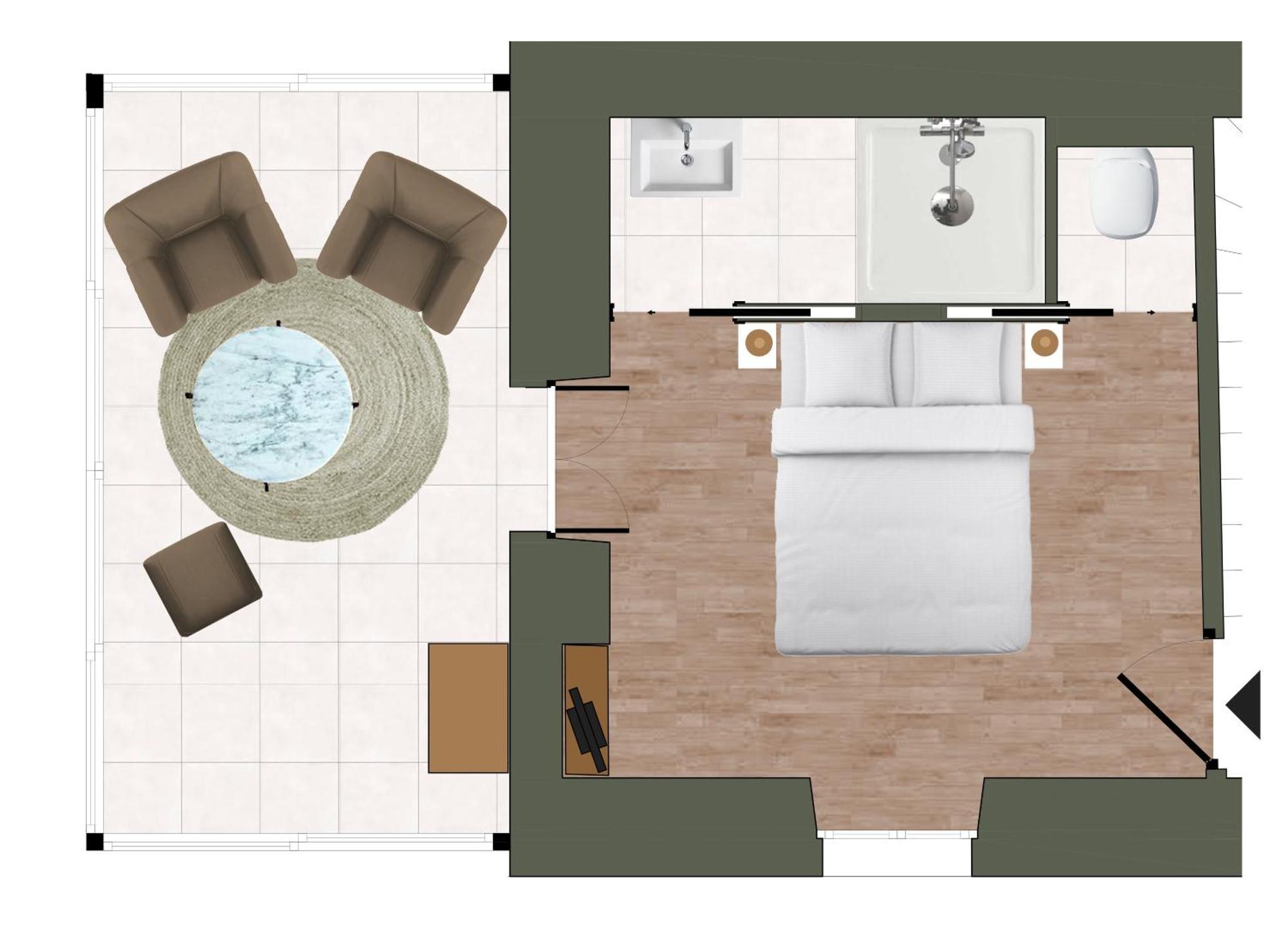 Bed and Breakfast Logis Veles Aubin  Zimmer foto