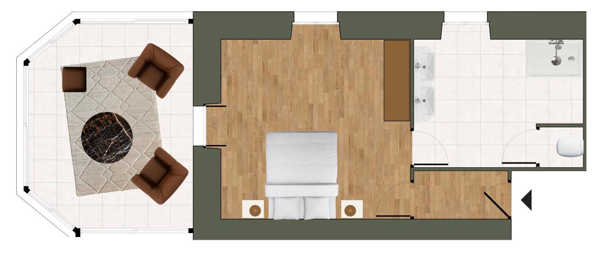 Bed and Breakfast Logis Veles Aubin  Zimmer foto